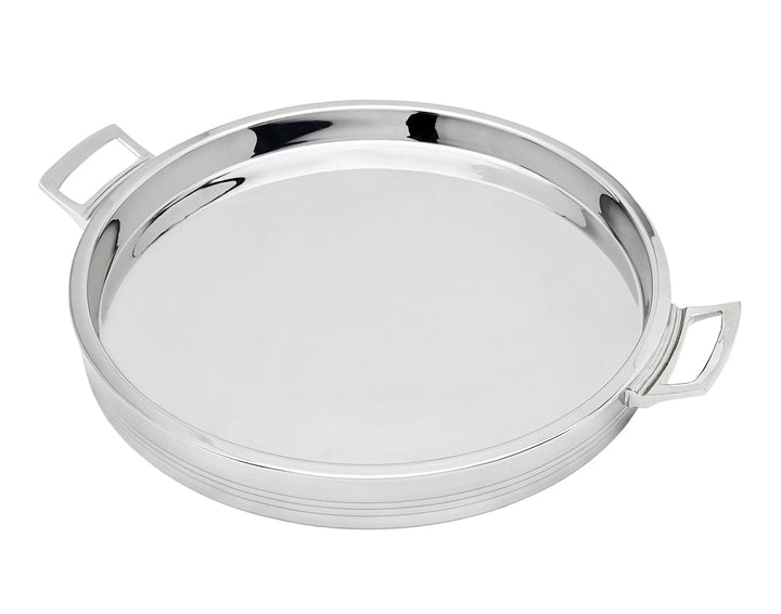 Topshelf Round Tray W/handles-0