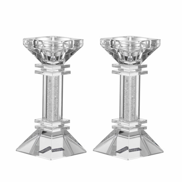 Crystal Candlestick Clear Filling  5.5"-0