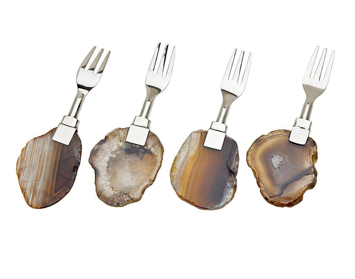 Agate S/4 Dessert Forks Natura AGATE S/4 DESSERT FORKS NATURA 