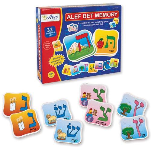 Alef Bet Memory Toys, Games amp; Crafts 