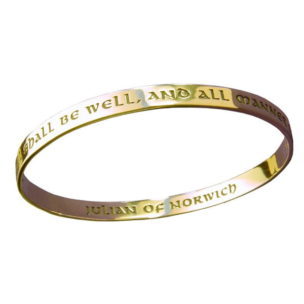 All Shall Be Well - Julian of Norwich Bangle 