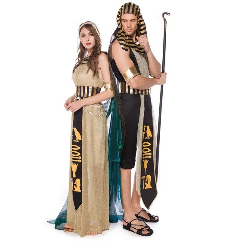 Ancient Egypt Egyptian Pharaoh King Empress Queen Costumes