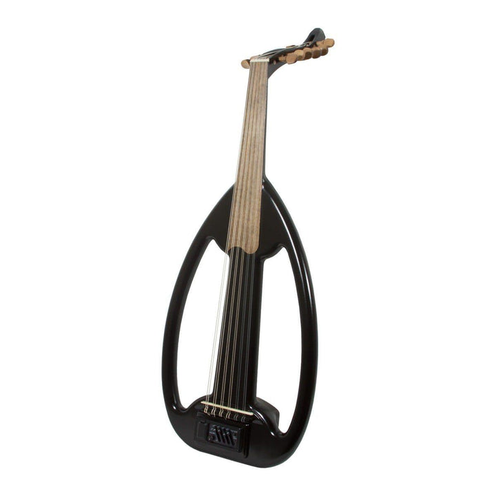 Arabic Electric Frame Oud with Pegs - Lacewood - Black Arabic Ouds - Acoustic 