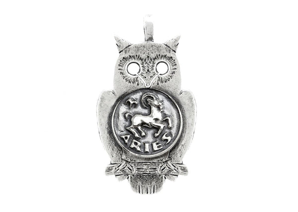 Aries Medallion Zodiac Pendant Neckalace Pendant 