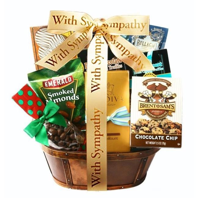 Assorted Gourmet Treats Kosher Sympathy Basket Gift Basket 