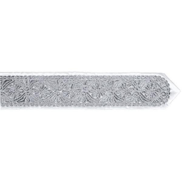 Atarah Flower Neckband - Silver Tallit Crown 