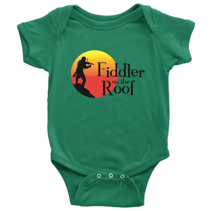 Baby Bodysuit Fiddler on the Roof in Colors T-shirt Baby Bodysuit Grass Green NB