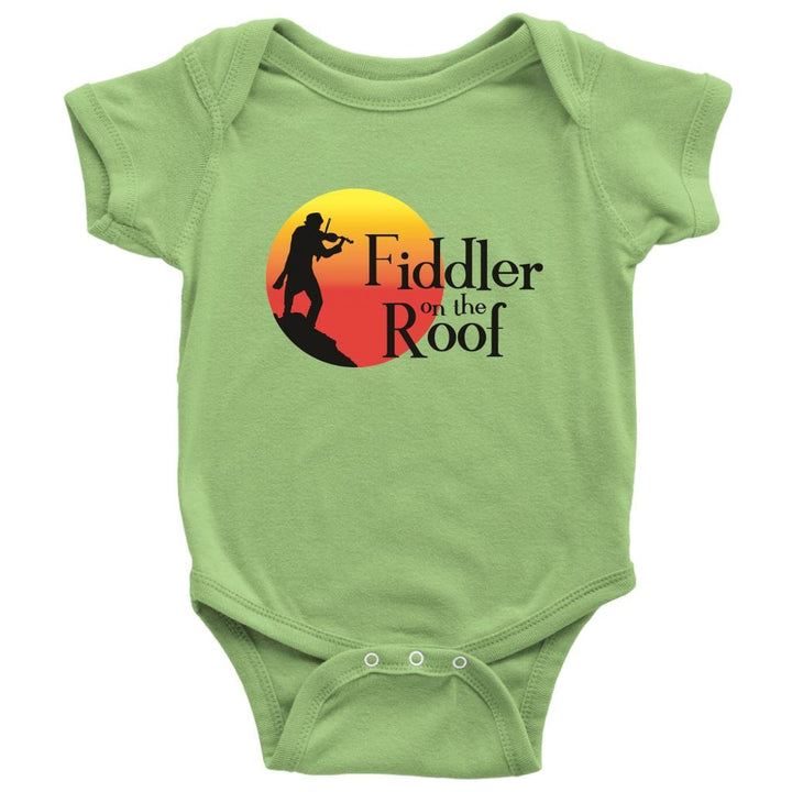 Baby Bodysuit Fiddler on the Roof in Colors T-shirt Baby Bodysuit Keylime NB