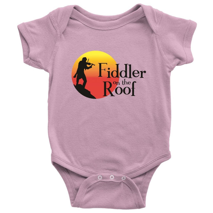 Baby Bodysuit Fiddler on the Roof in Colors T-shirt Baby Bodysuit Pink NB