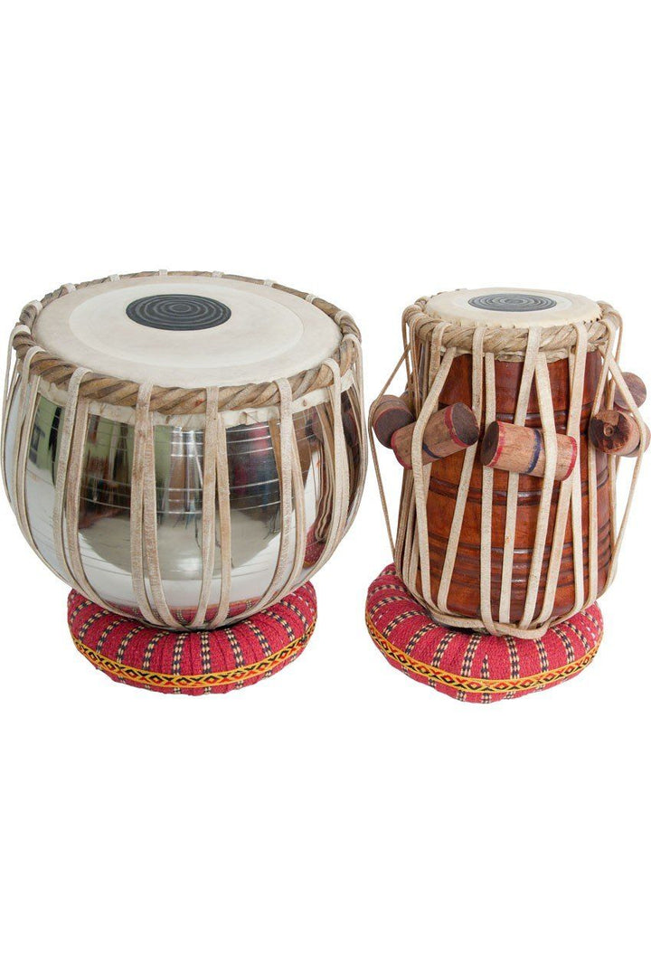 banjira Pro Tabla Set Stainless Steel Bayan and 5.25" Dayan Tabla Sets 