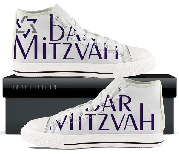 Bar / Bat Mitzvah High & Low Top Sneakers ! Shoe Bar Mitzvah High Tops US2 (EU31) 