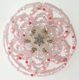Beaded Kippah For Women In 50 Color Designs ! Cotton Candy 