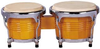 Biblical Bongo Drums Golden 