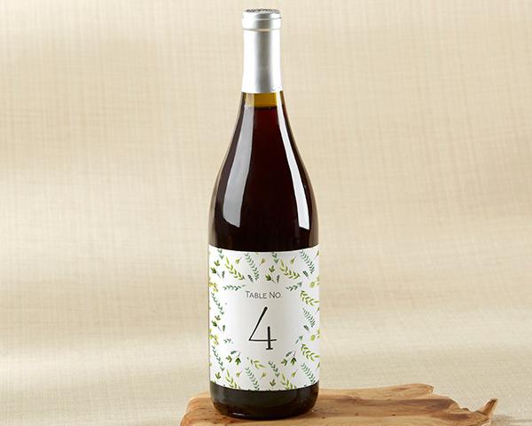 Botanical Garden Wine Label Table Numbers (1-20) Botanical Garden Wine Label Table Numbers (1-20) 