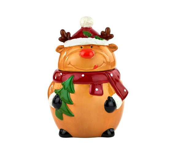 Reindeer Cookie Jar-0