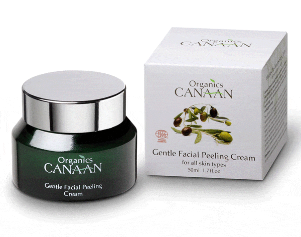 Canaan Organic Gentle Facial Peeling Cream, Organic Skin Care 