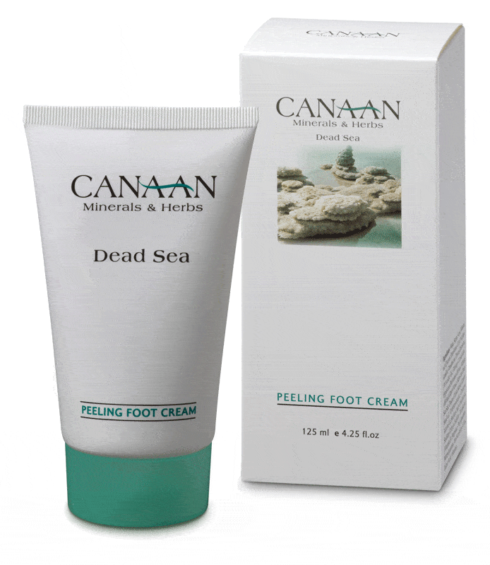 Canaan Peeling Foot Cream, Dead Sea Cosmetics 