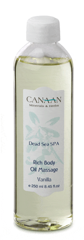 Canaan Rich Massage Body Oil, Dead Sea Cosmetics 