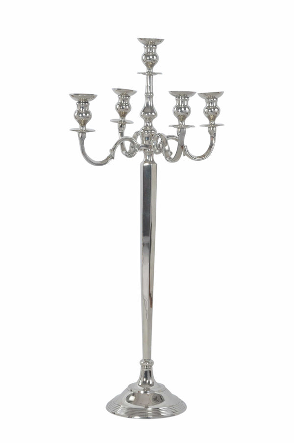 Candelabra 110 Cm - Tall 5 Prong Candle Holder Centerpiece 