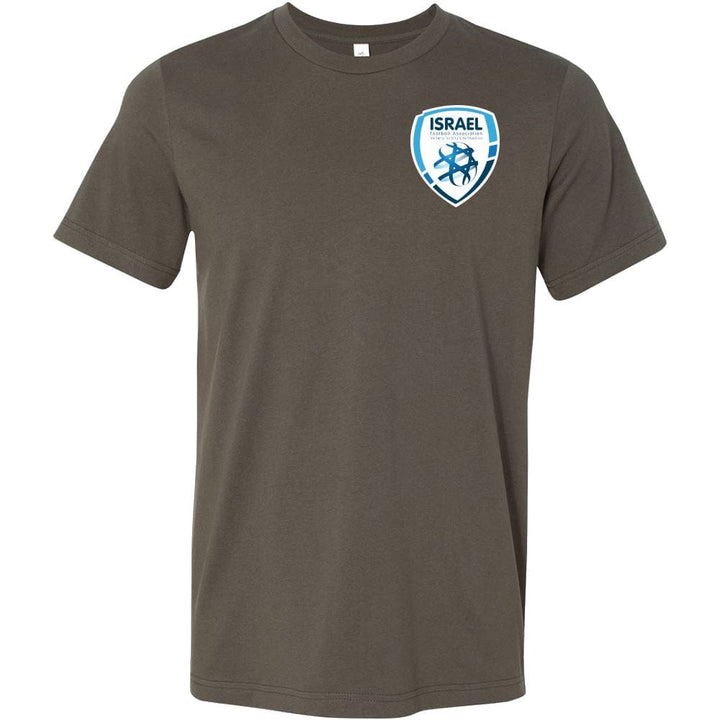 Canvas Men's Shirt Israel Football League T-shirt Canvas Mens Shirt Dark Green S