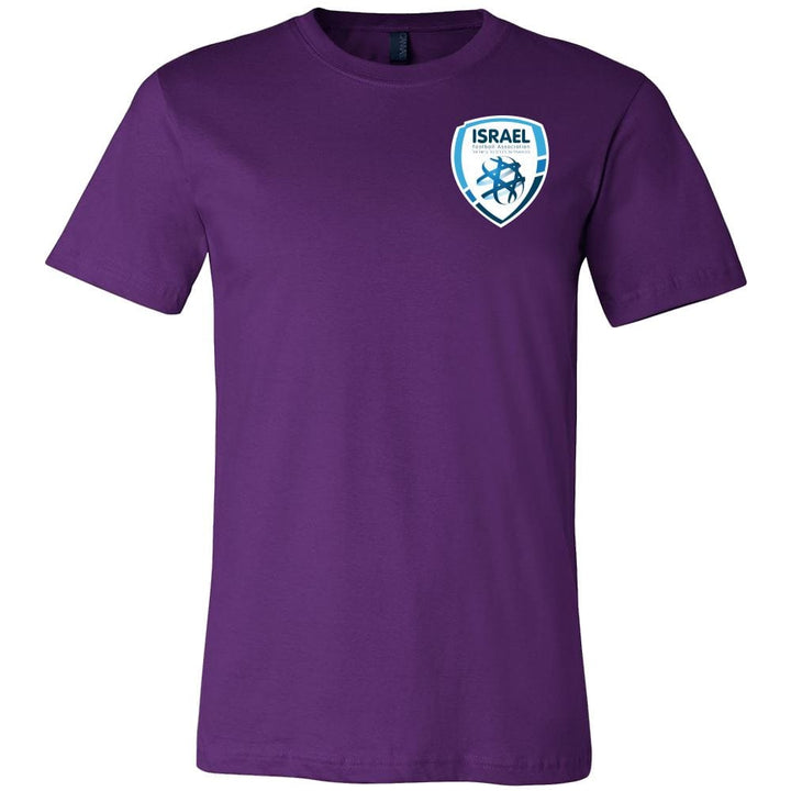 Canvas Men's Shirt Israel Football League T-shirt Canvas Mens Shirt Purple S