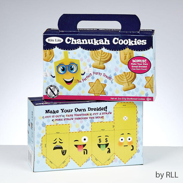 Chanukah Shortbread Cookies, 2 Oz., Dairy, Color Box Chanukah 