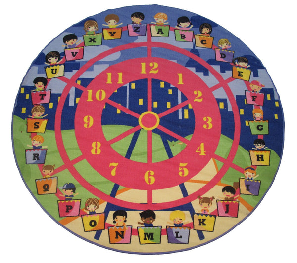 Children'S Rug - Wheel Of Fun Children'S Carpet 