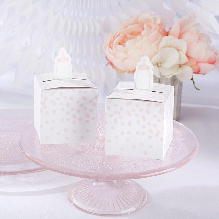 Classic Pink Baby Bottle Favor Box (Set of 24) Classic Pink Baby Bottle Favor Box (Set of 24) 