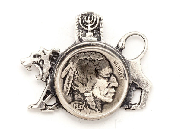 Coin pendent with the Buffalo Nickel coin of The USA Pendant 