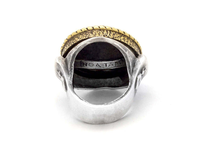 coin ring with the Amen coin medallion ahuva coin jewelry blessing ring RINGS 