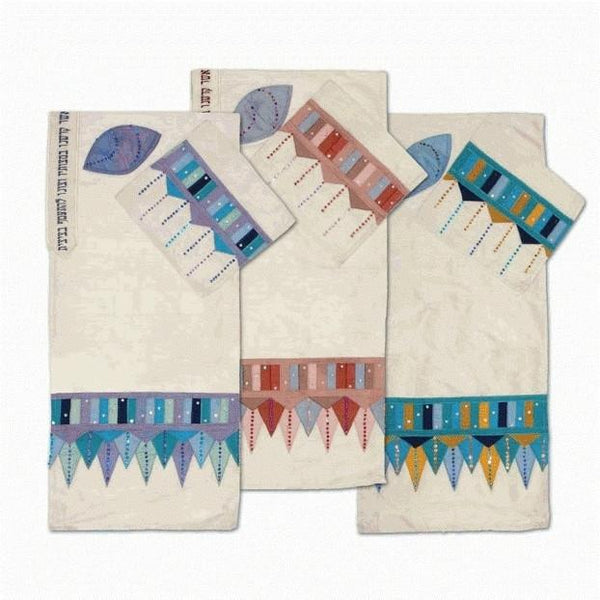 Colorful Art Embroidered Tallit Sets 