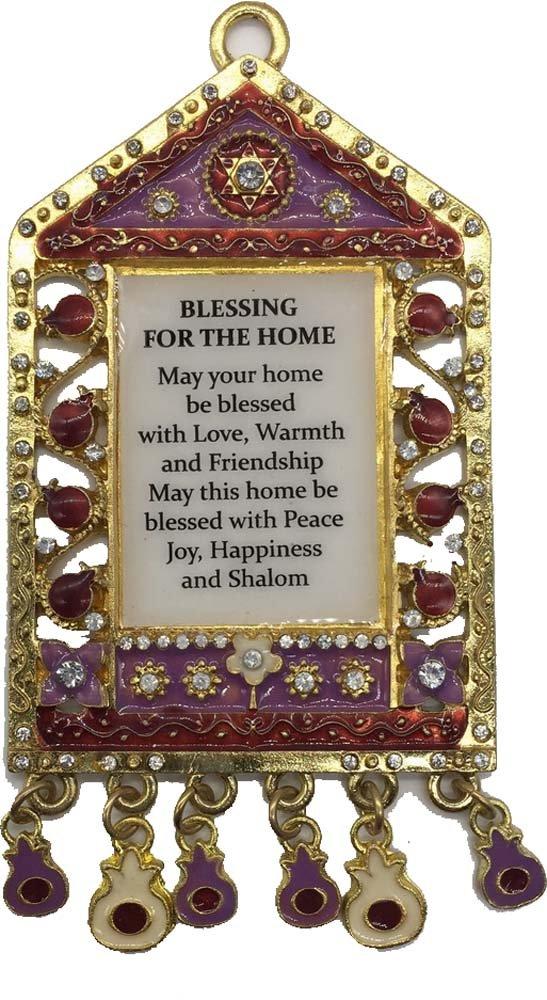 Colorful Jeweled Home Blessing Plaque Collection 