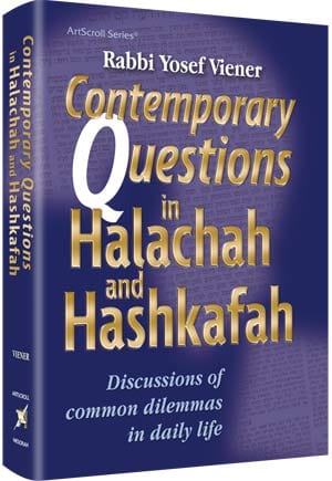 Contemporary questions in halachah & hashkafa Jewish Books 