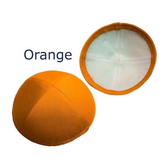 Cotton Kippahs In All Colors Orange Same As Kippah 