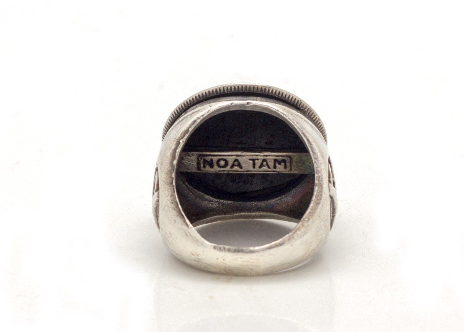 Courage Israeli Old Coin 1/2 Sheqel Lion Silver Ring - Jewish Rings ...