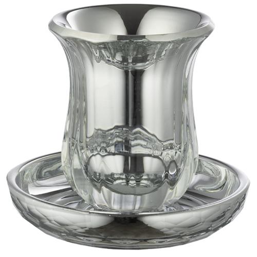Crystal Kiddush Cup Without Leg 9 Cm 7778 