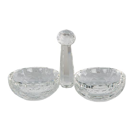 Crystal Salt And Pepper Stand 8x14 Cm 3437 
