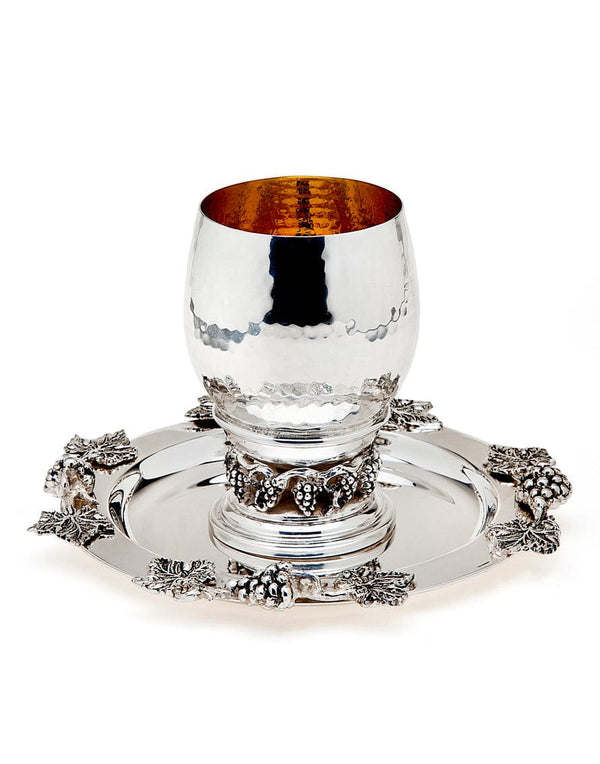 Grape Kiddush Cup With Tray-0