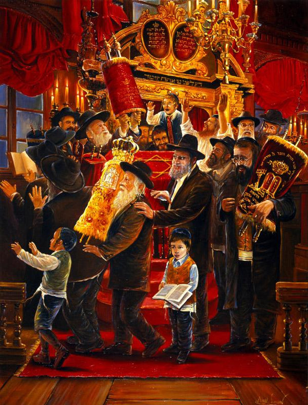 Dancing with Torah at the Venice Synagogue 
