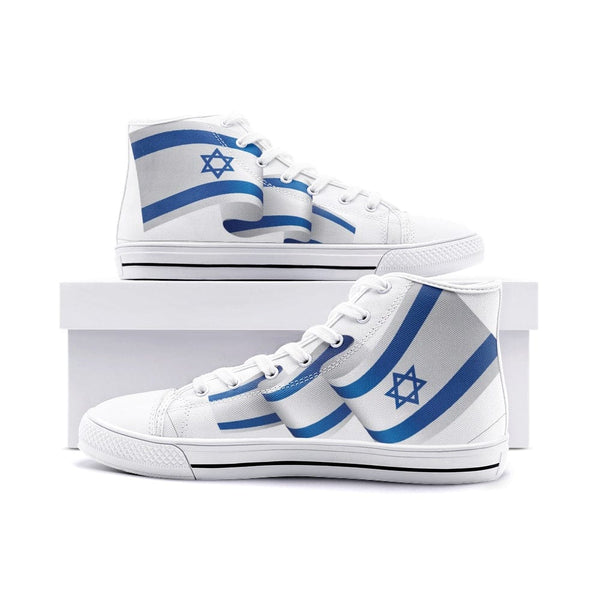 Israel Flag Unisex High Top Runner Shoes