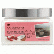 Dead Sea Body Butter In Assorted Scents By Sea Of Spa Lichi And Coconut Milk Aroma 