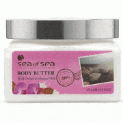 Dead Sea Body Butter In Assorted Scents By Sea Of Spa Wild Orchid And Almond Milk 