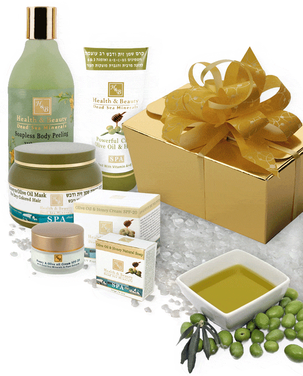 Dead Sea Cosmetics Gift Set - Olive Oil & Honey 