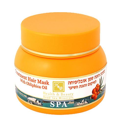 Dead Sea Minerals Sea Buckthorn (Obliphica) Nourishing Hair Mask For Dry Or Colored Hair 