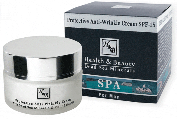 Dead Sea Protective Anti-Wrinkle Cream Spf-15 For Men 