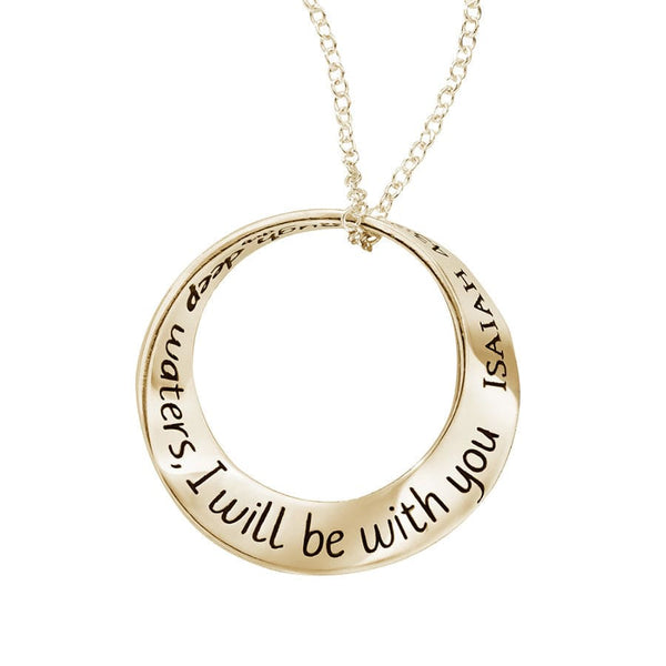 Deep Waters - Isaiah 43:2 Necklace 