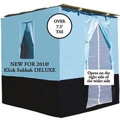 Deluxe High Ceiling Klick Sukkah with Storage Bag 