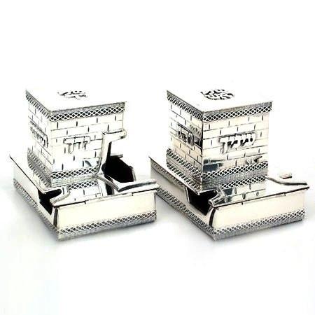 Deluxe Silver & Gold Tefillin Cases Batim Style 100 - 390 grams 