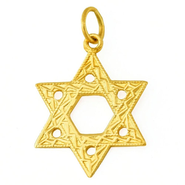 Designed Star Of David 16 inches Chain (40 cm) 