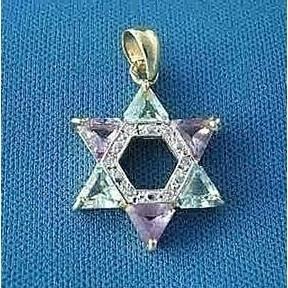 Diamond Star Jewelry Necklace Pendants None Thanks Purple 